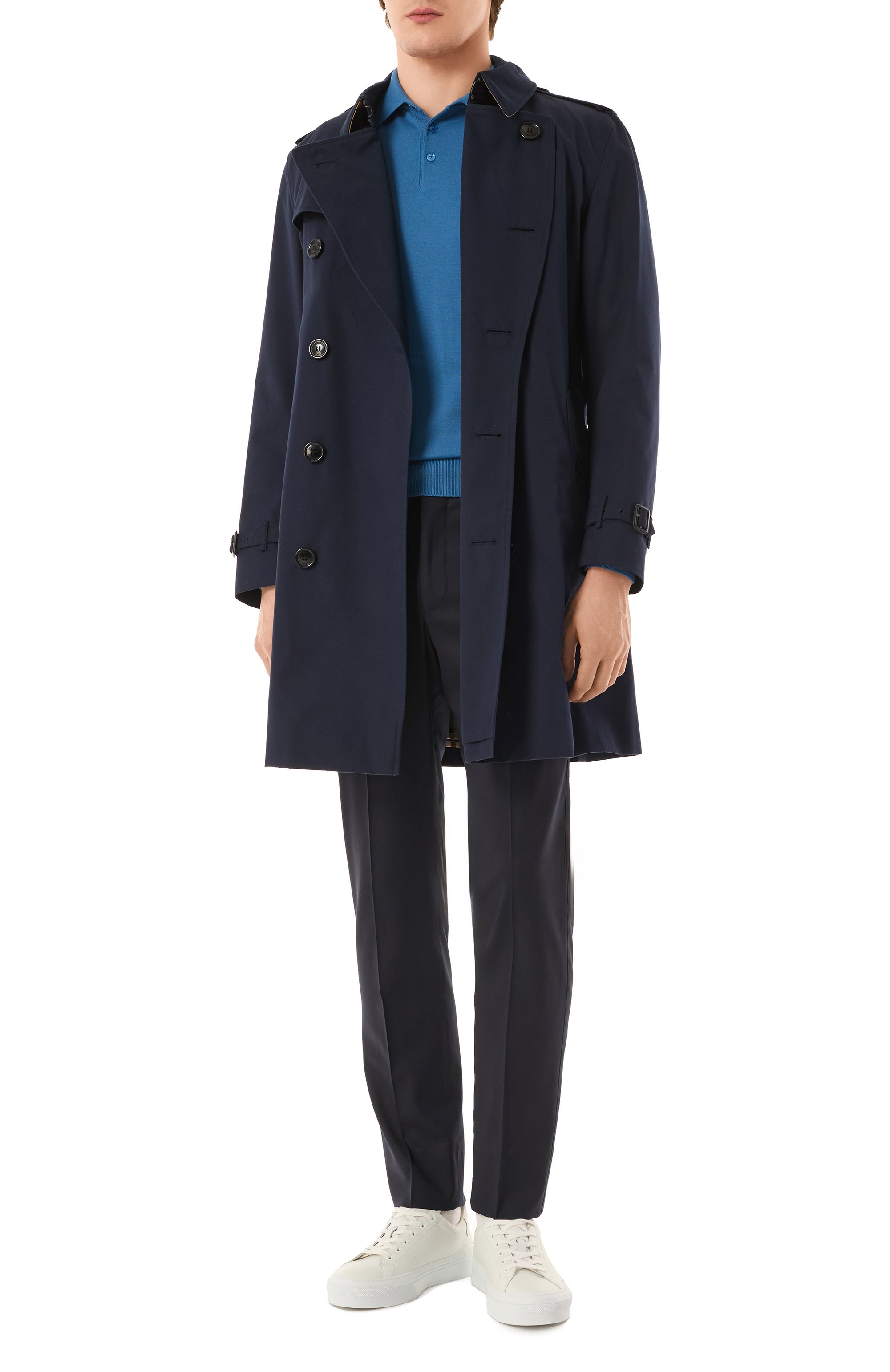 Хлопковый тренч BURBERRY, арт. 8079387, фото 2