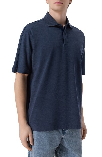 Поло из лиоцелла и хлопка BOSS, арт. 50548972, фото 3