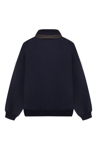 Кашемировый бомбер STEFANO RICCI JUNIOR темно-синего цвета по цене 174500 руб., арт. YUJ6400040/C603, фото 2 Кашемировый бомбер STEFANO RICCI JUNIOR, арт. YUJ6400040/C603, фото 2