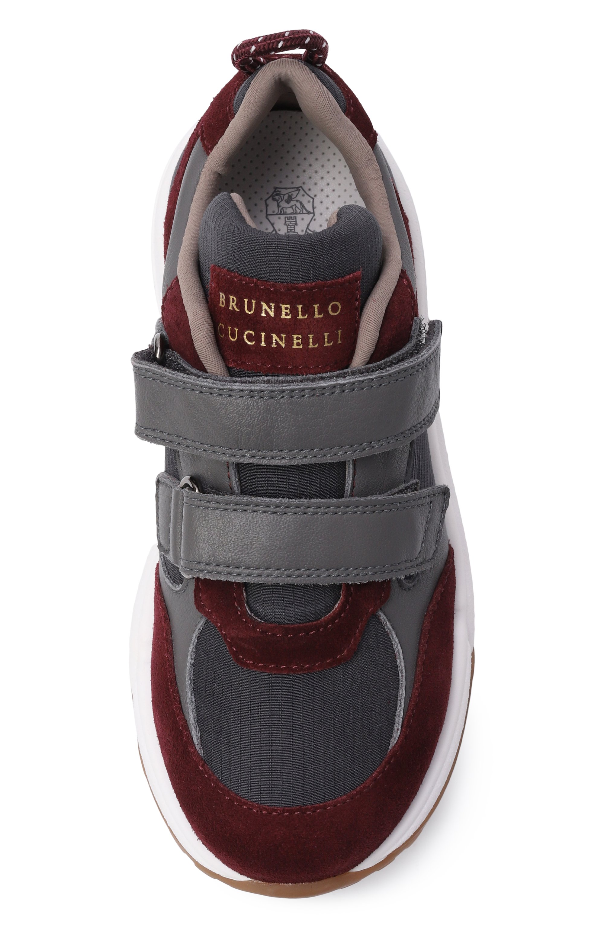 Комбинированные кроссовки BRUNELLO CUCINELLI, арт. BRESLZZ166, фото 4