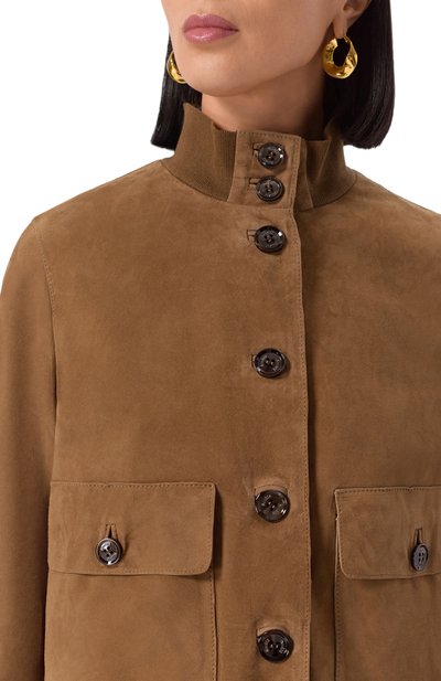 Замшевый бомбер MOORER, арт. NATIZZA-UR, фото 5