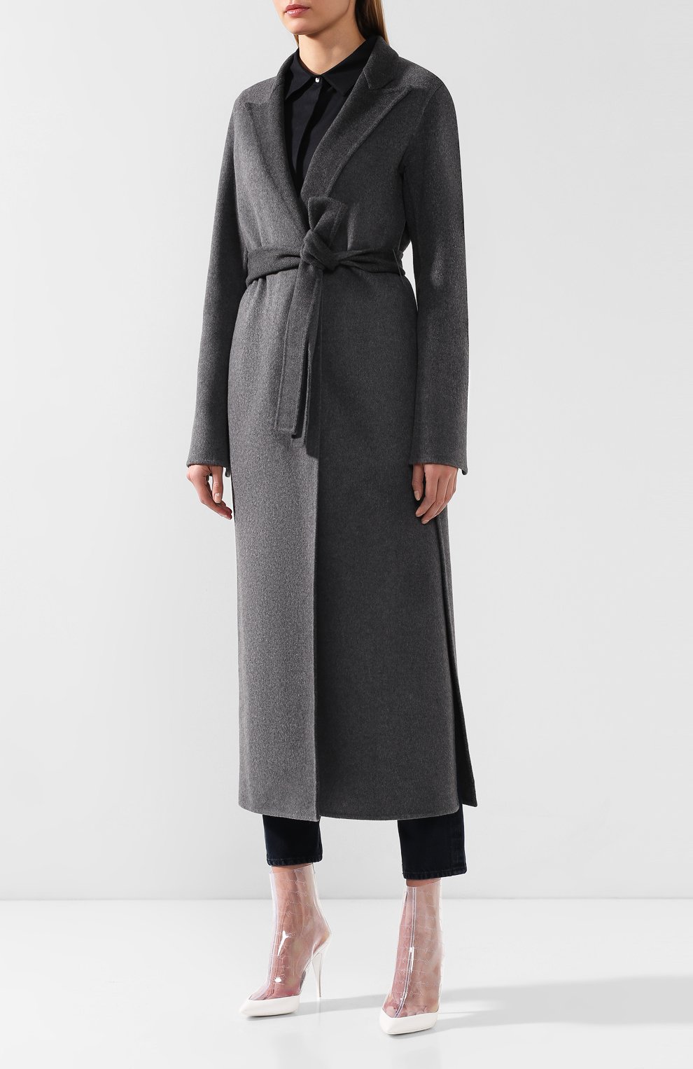 Шерстяное пальто STELLA MCCARTNEY серого цвета по цене 195000 руб., арт. 548702/SMB09, фото 3 Шерстяное пальто STELLA MCCARTNEY, арт. 548702/SMB09, фото 3