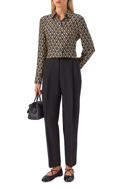 Комбинированные балетки eleri JIMMY CHOO, арт. ELERIBALLERINARIQ, фото 3