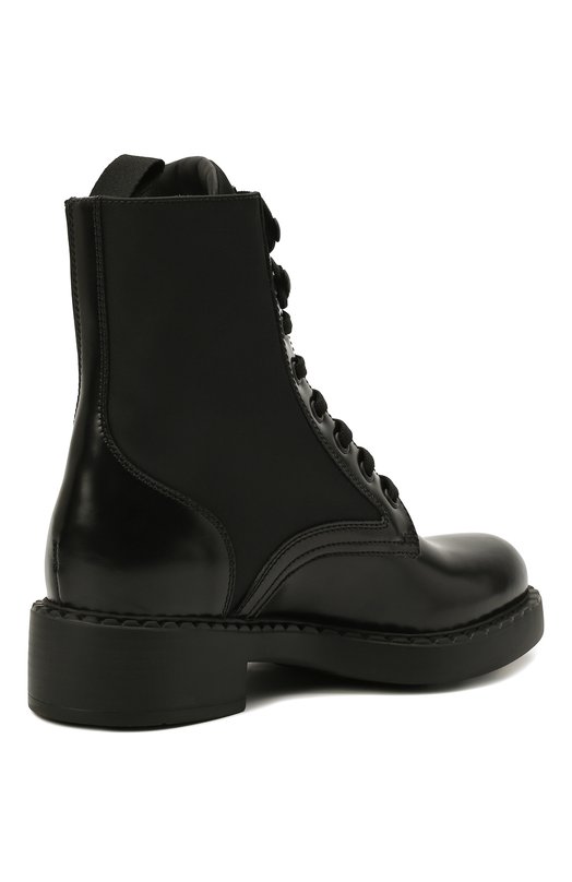 Кожаные ботинки Prada 1T782M-3LF7-F0002-B050 Чёрный  1T782M-3LF7-F0002-B050 Фото 5