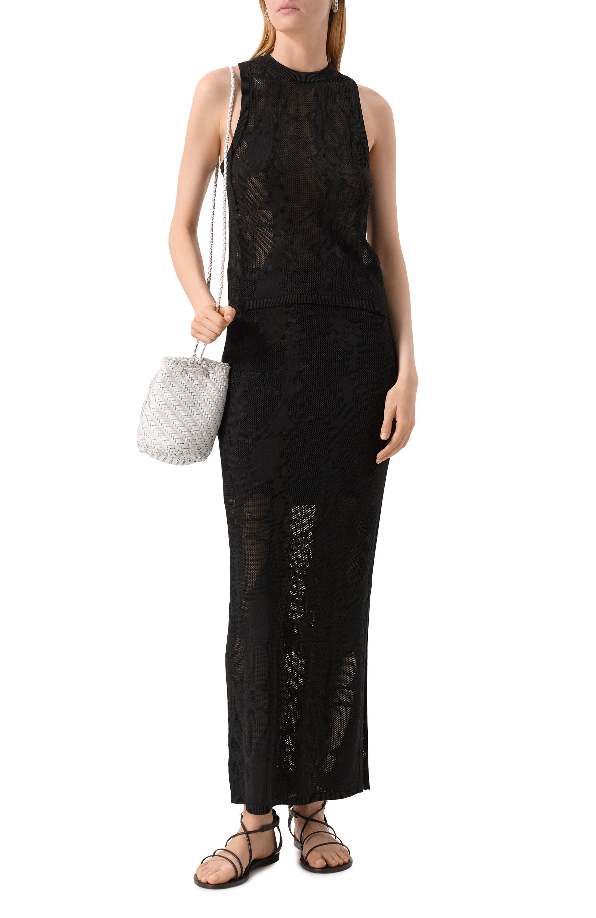 Юбка из вискозы и хлопка HUGO, арт. 50538225, фото 2