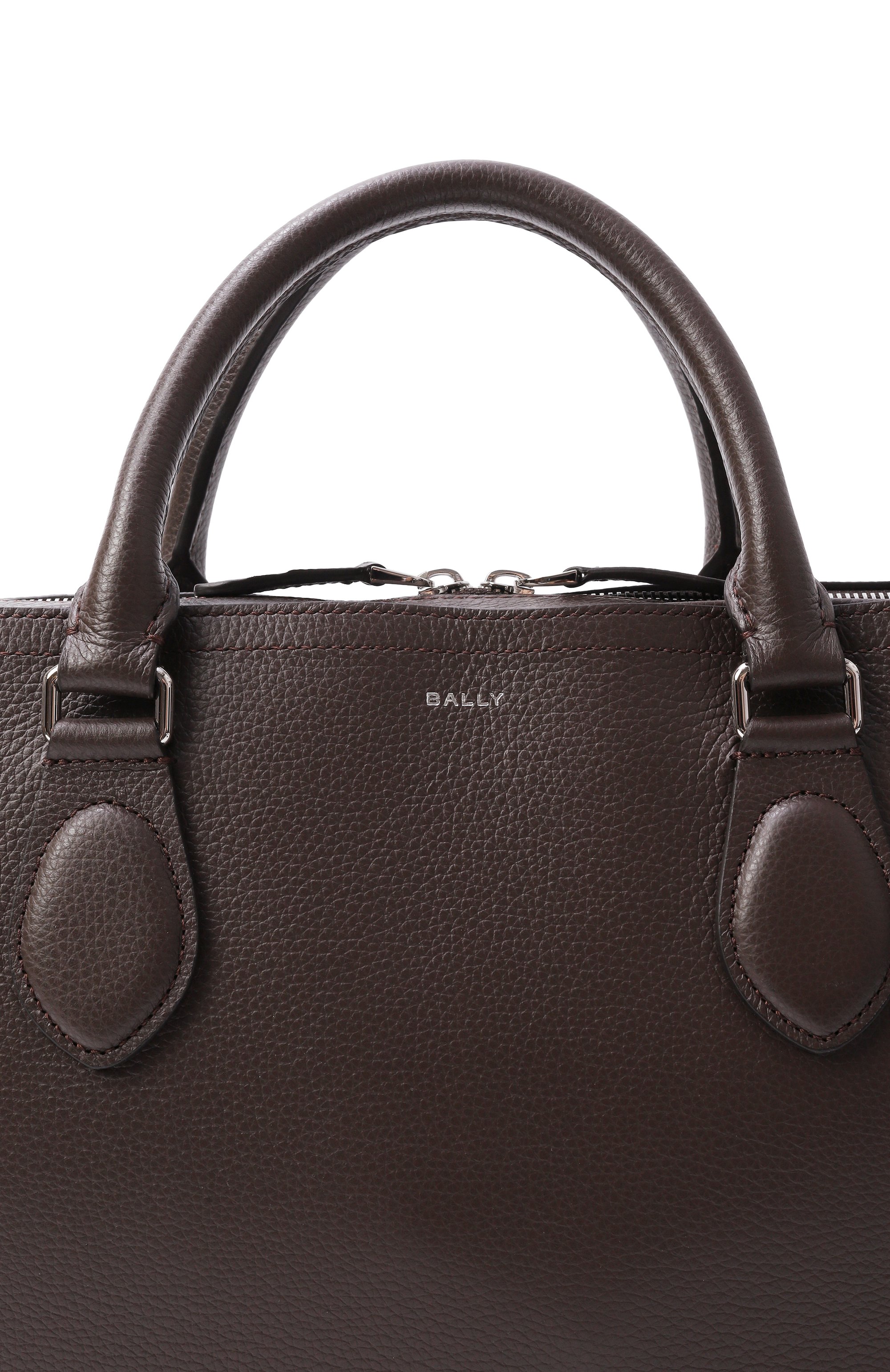 Портфель capitol BALLY темно-коричневого цвета по цене 189000 руб., арт. MAB020/VT710, фото 3 Портфель capitol BALLY, арт. MAB020/VT710, фото 3