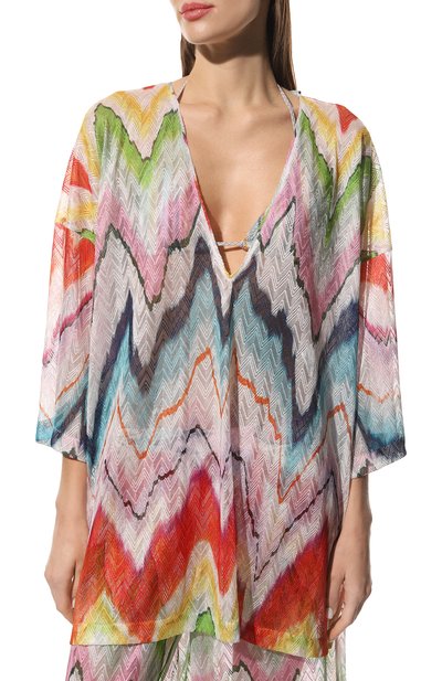 Туника MISSONI разноцветного цвета по цене 78050 руб., арт. MS22SQ06/BR00H1, фото 3 Туника MISSONI, арт. MS22SQ06/BR00H1, фото 3