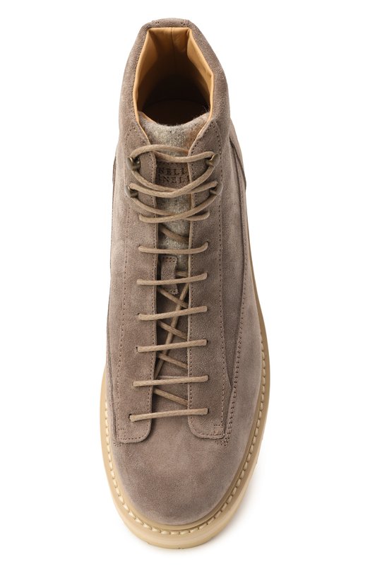 Замшевые ботинки Urban Outdoor Brunello Cucinelli MZUNVJW717 Бежевый  MZUNVJW717 Фото 6