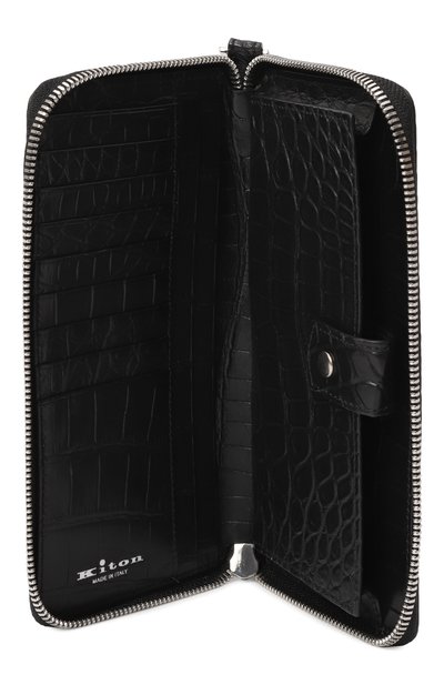 Портмоне из кожи аллигатора KITON, арт. UPEA018N0106901003, фото 4