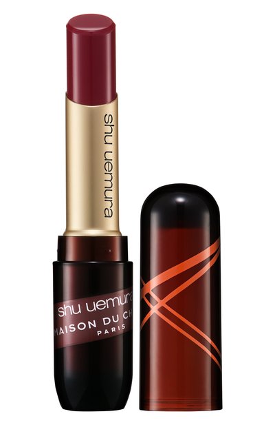 Женская матовая помада для губ rouge unlimited, оттенок ripe cherry SHU UEMURA, арт. 4935421670074