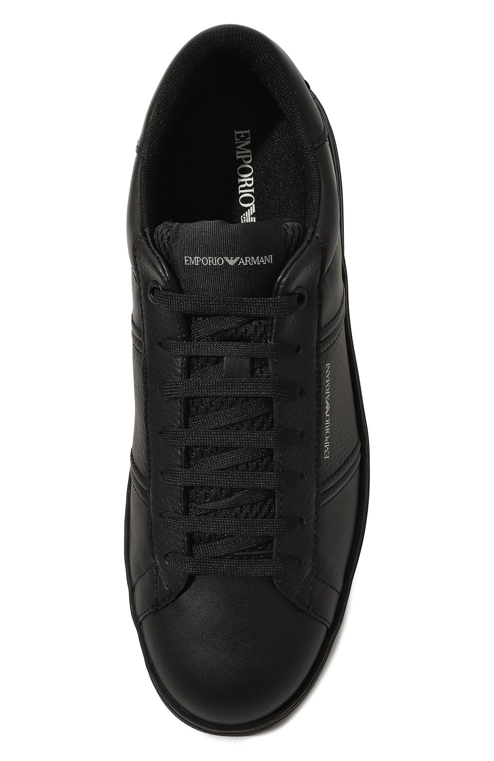 Кожаные кеды EMPORIO ARMANI, арт. X4X570/XN840, фото 6