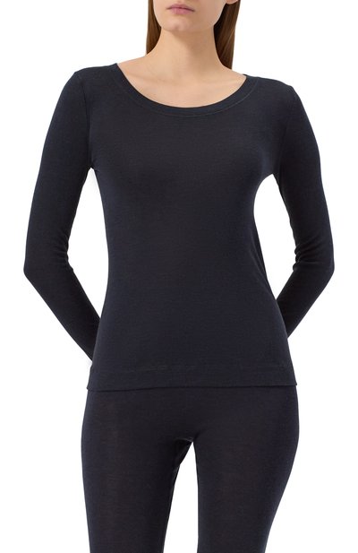 Лонгслив из шелка и кашемира HANRO, арт. 071655, фото 3