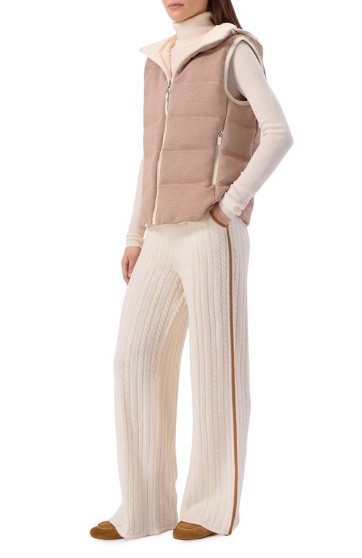 Пуховый жилет Freeage WW25.VS012.2003.102 Бежевый  WW25.VS012.2003.102 Фото 2