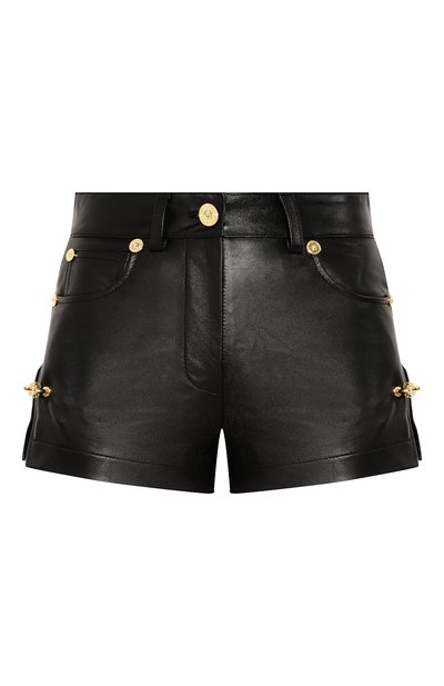 Женские кожаные шорты VERSACE, арт. A85742/A233389