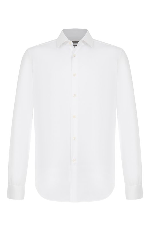 Хлопковая сорочка Corneliani 26P010-2611409 Белый 26P010-2611409