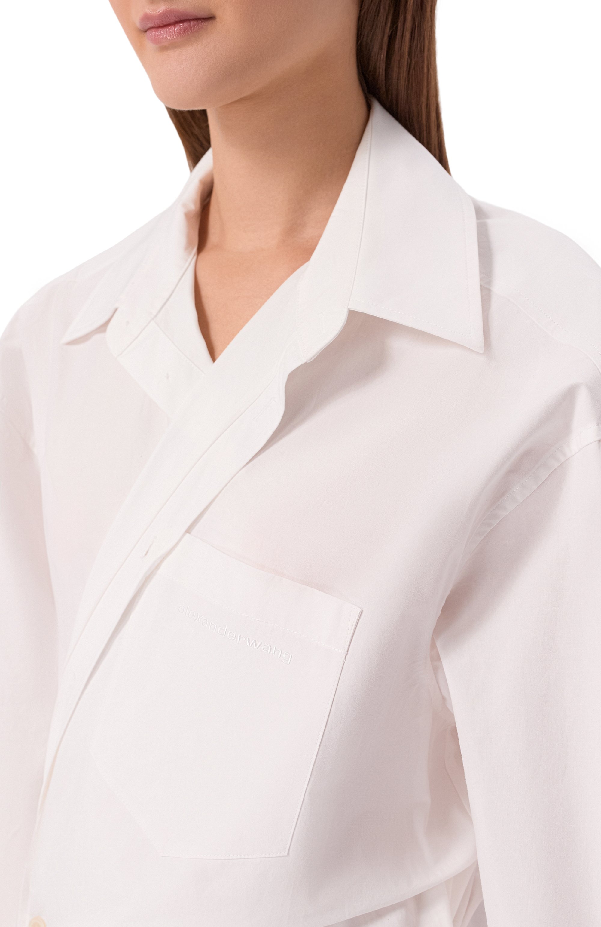 Комбинированное платье ALEXANDER WANG, арт. 1WC1266950, фото 4