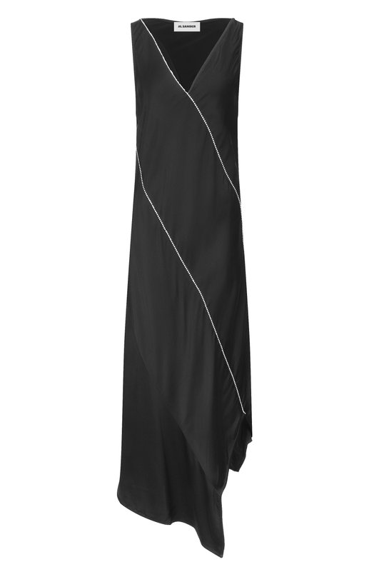 Платье из вискозы Jil Sander J01CT0268/J65022 Чёрный J01CT0268/J65022