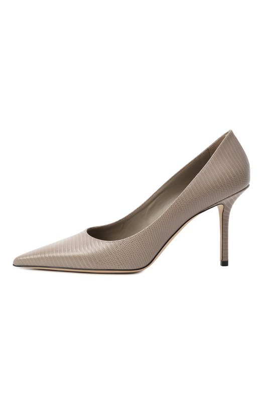 Кожаные туфли Love 85 Jimmy Choo L0VE 85/CWN Бежевый  L0VE 85/CWN Фото 4