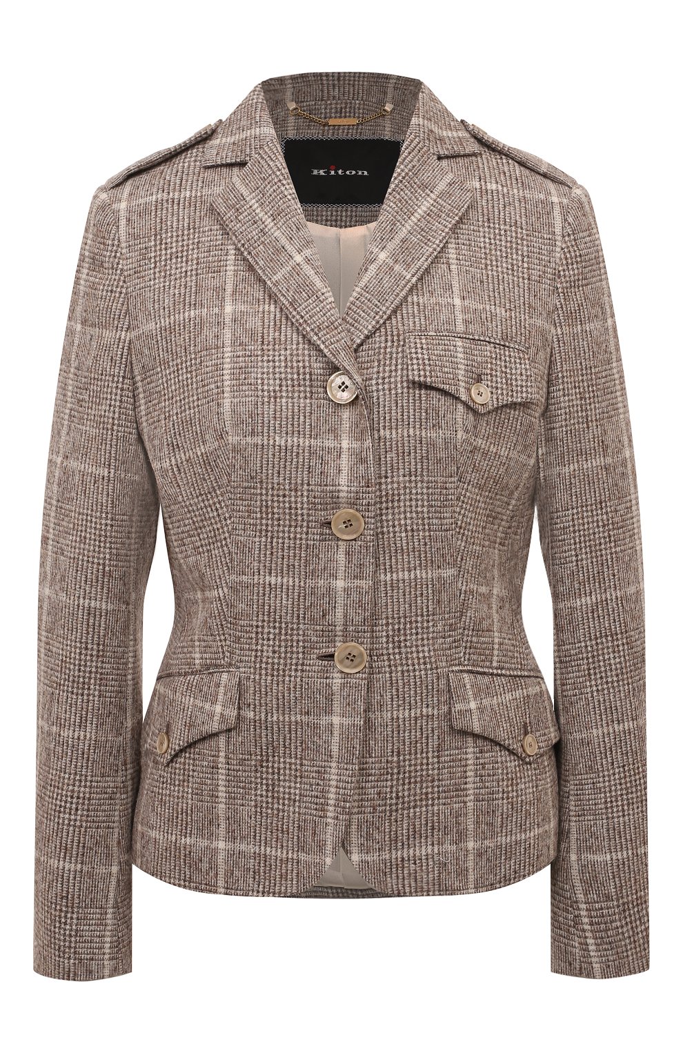 Шерстяной жакет KITON, арт. D58511K0508E01, фот�о 1