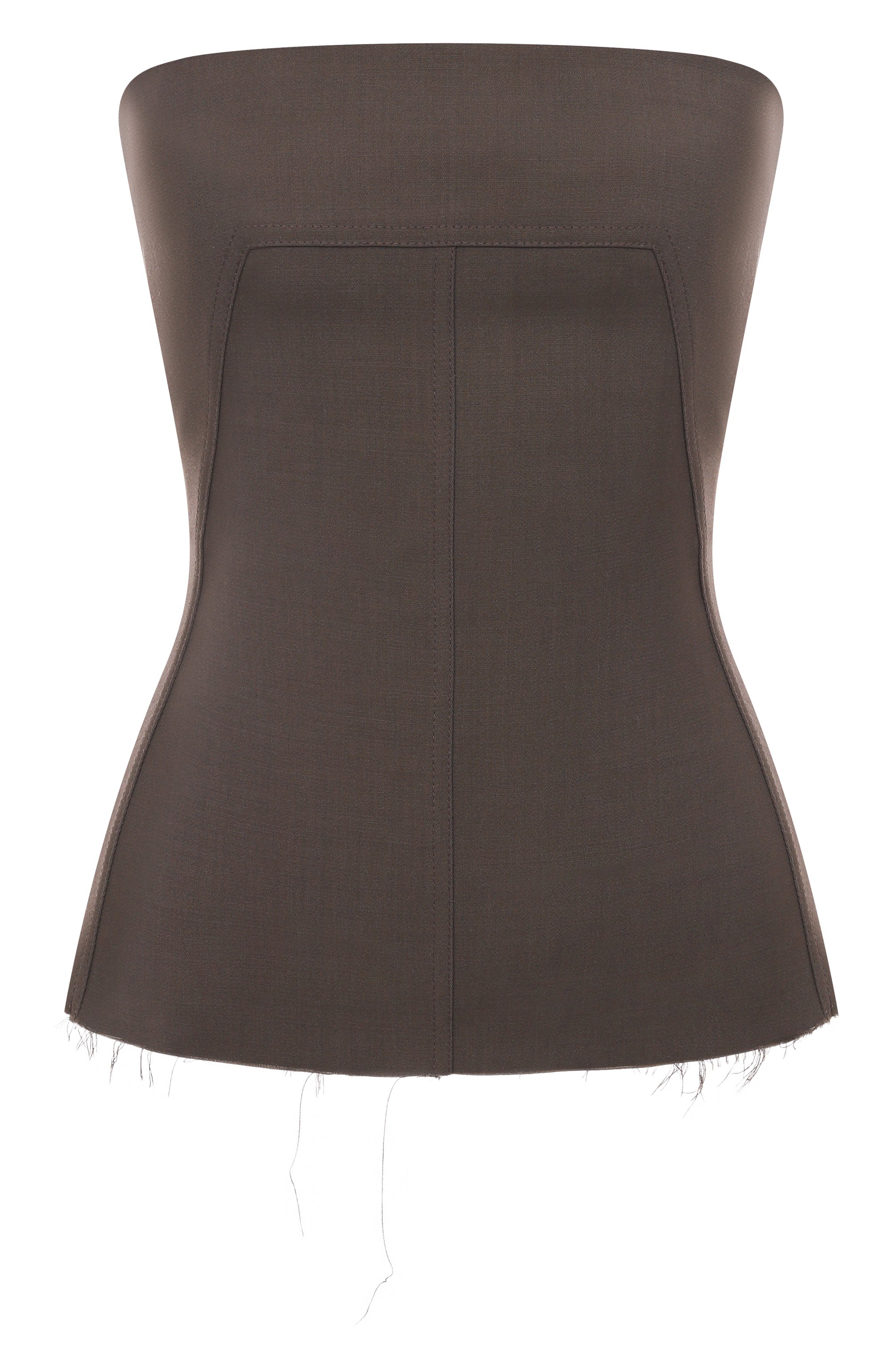 Шерстяной топ-корсет RICK OWENS, арт. RP02E4127/WST, фото 1