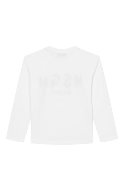 Хлопковый лонгслив MSGM KIDS, арт. F6MSJUTH012, фото 2