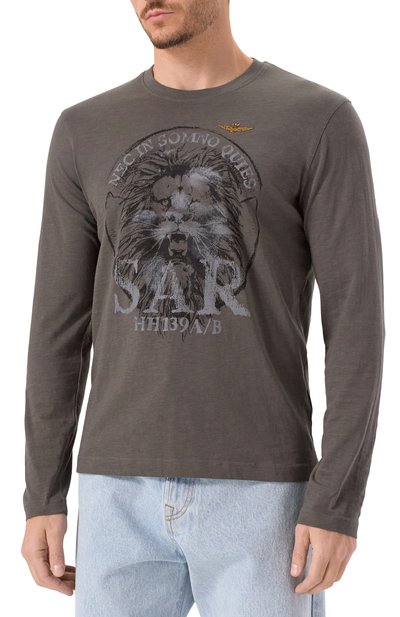 Хлопковый лонгслив AERONAUTICA MILITARE, арт. TS2485UJ00708, фото 3