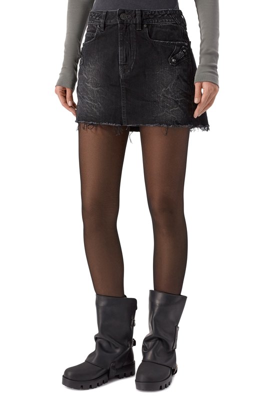 Джинсовая юбка Balenciaga 852324/TTW67 Чёрный  852324/TTW67 Фото 3