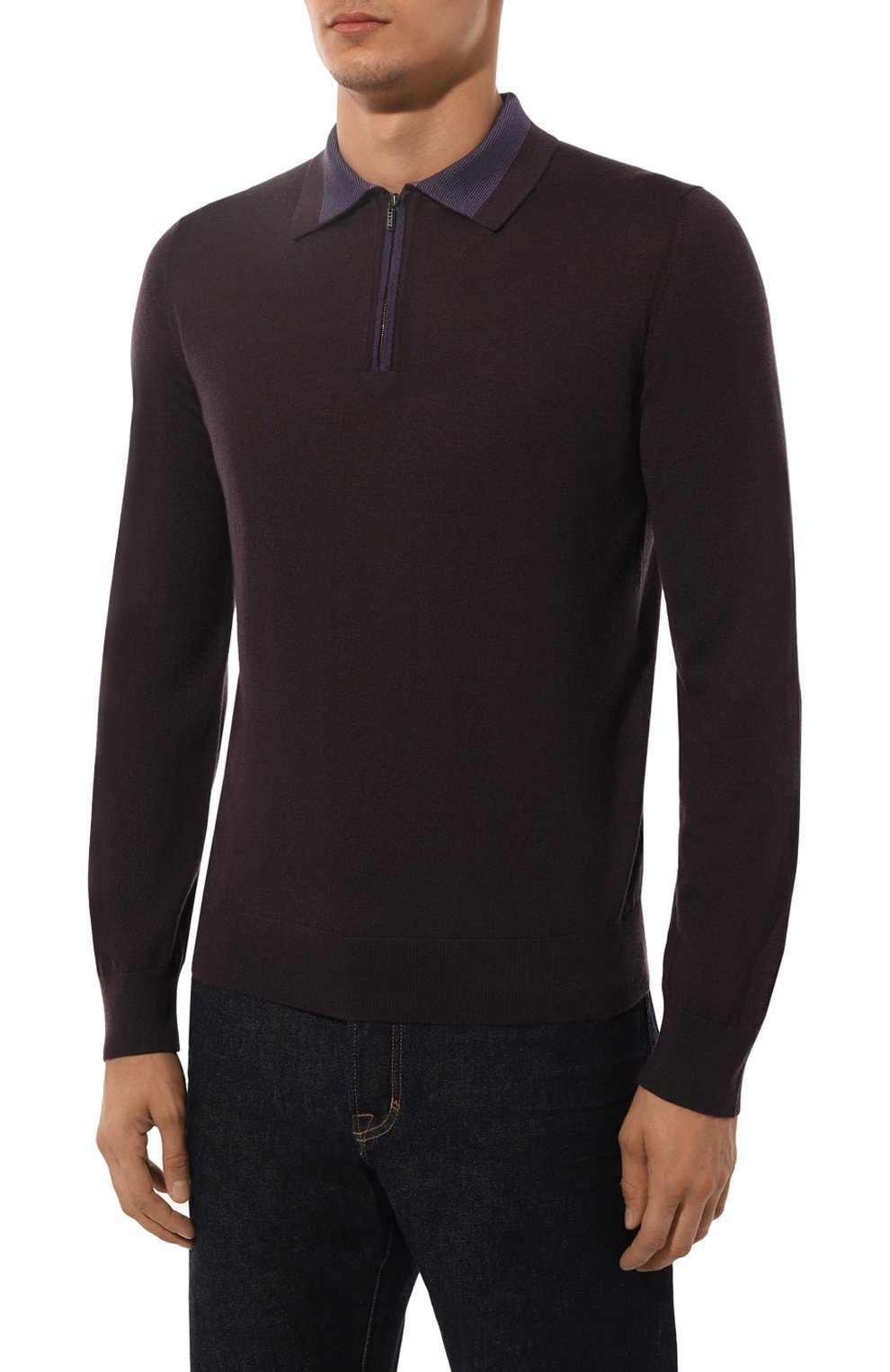 Поло из кашемира и шелка ZILLI, арт. KZP001M0330VBJS00, фото 3