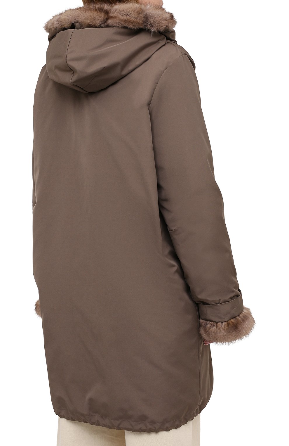 Парка с подкладкой из меха соболя FURLAND, арт. 0201914210009100009, фото 4