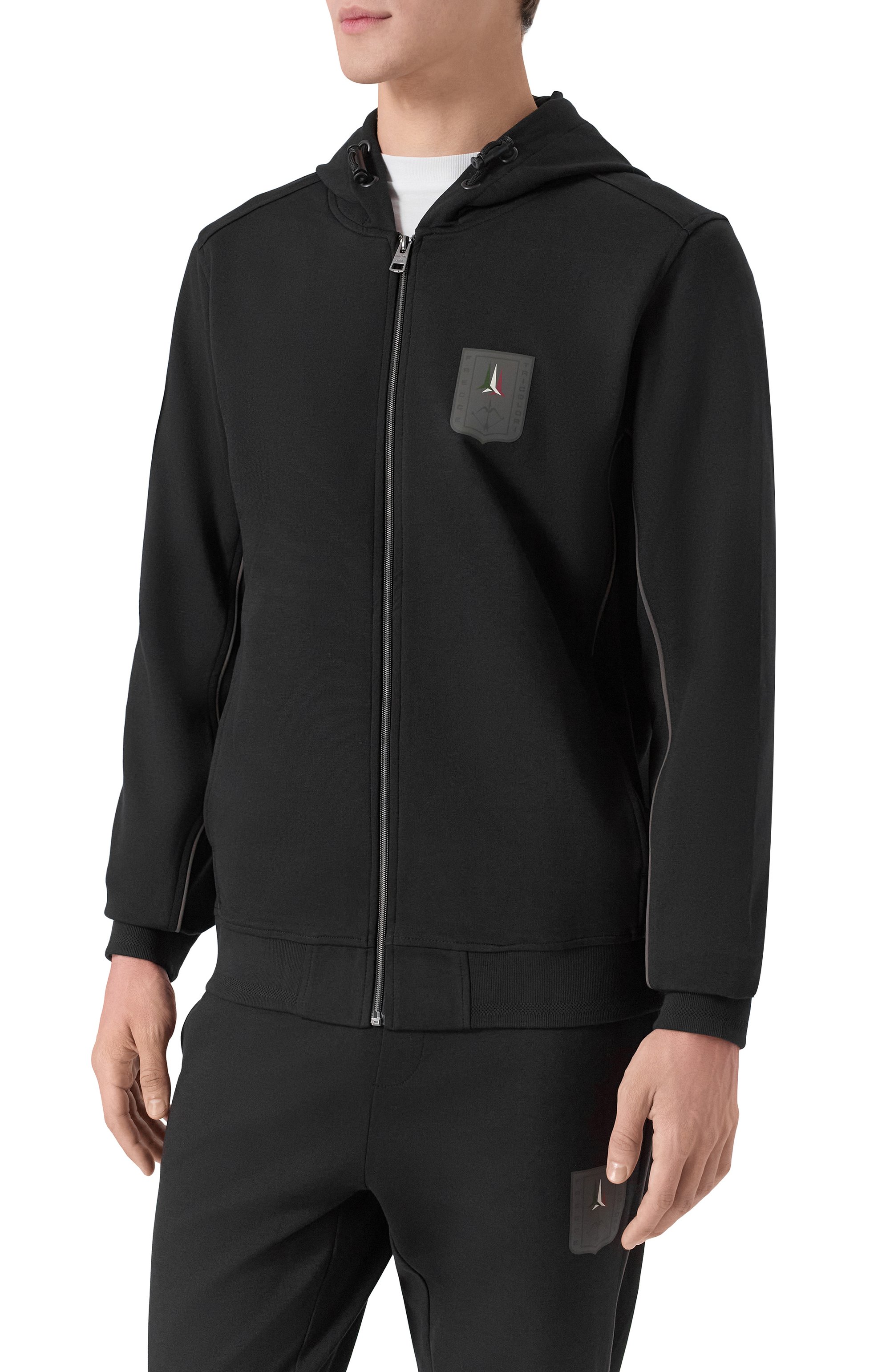 Спортивный костюм из вискозы AERONAUTICA MILITARE черного цвета по цене 45350 руб., арт. TF0101UF00667, фото 2 Спортивный костюм из вискозы AERONAUTICA MILITARE, арт. TF0101UF00667, фото 2