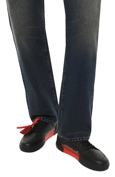 Кожаные кеды low vulcanized OFF-WHITE, арт. 0MIA085C99LEA0021010BLACK, фото 3