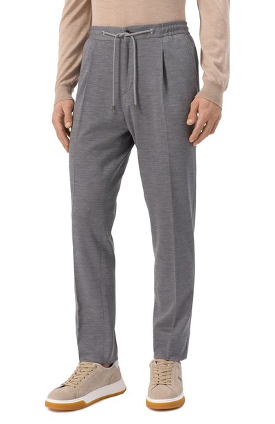 Брюки из шерсти и хлопка CORNELIANI, арт. 254L19-2518800, фото 3