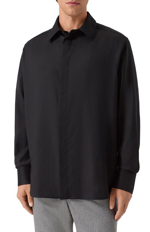 Кашемировая рубашка MVST M25.1PM.B001 Чёрный  M25.1PM.B001 Фото 3