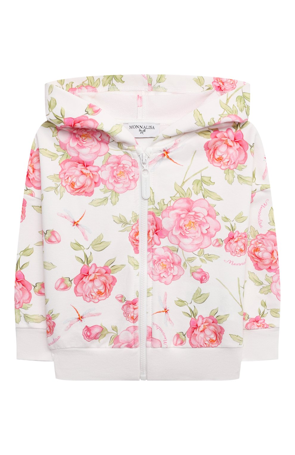 Хлопковая толстовка MONNALISA, арт. 397800, фото 1