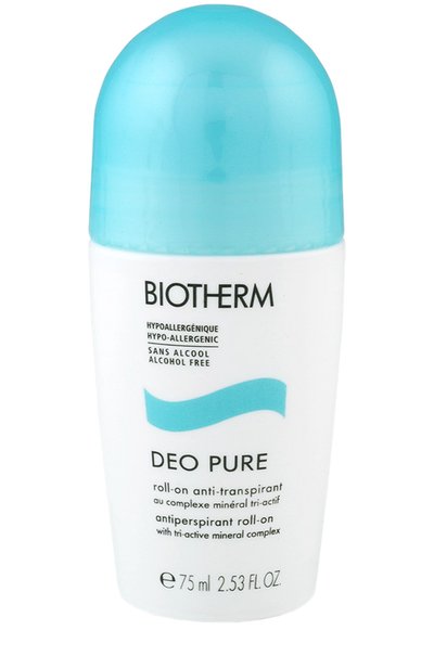 Роликовый дезодорант без спирта deo pure (75ml) BIOTHERM, арт. 3367729018981, фото 1