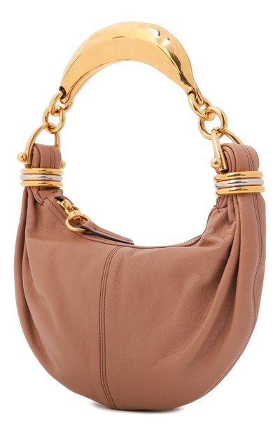 Сумка bracelet mini CHLOÉ темно-бежевого цвета по цене 329000 руб., арт. CH26SS626037, фото 4 Сумка bracelet mini CHLOÉ, арт. CH26SS626037, фото 4