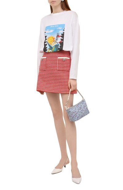 Шерстяная юбка MIU MIU, арт. MG1662-1STI-F059I, фото 2