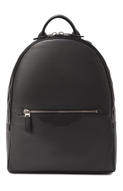Мужской рюкзак SANTONI черного цвета по цене 99500 руб., арт. UIBGA2668EN-AVGH | Фото 1 Мужской рюкзак SANTONI, арт. UIBGA2668EN-AVGH