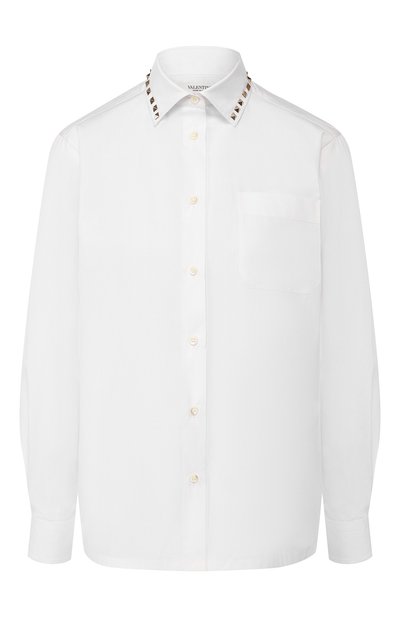 Женская хлопковая рубашка VALENTINO, арт. LB3AB05V/1LW
