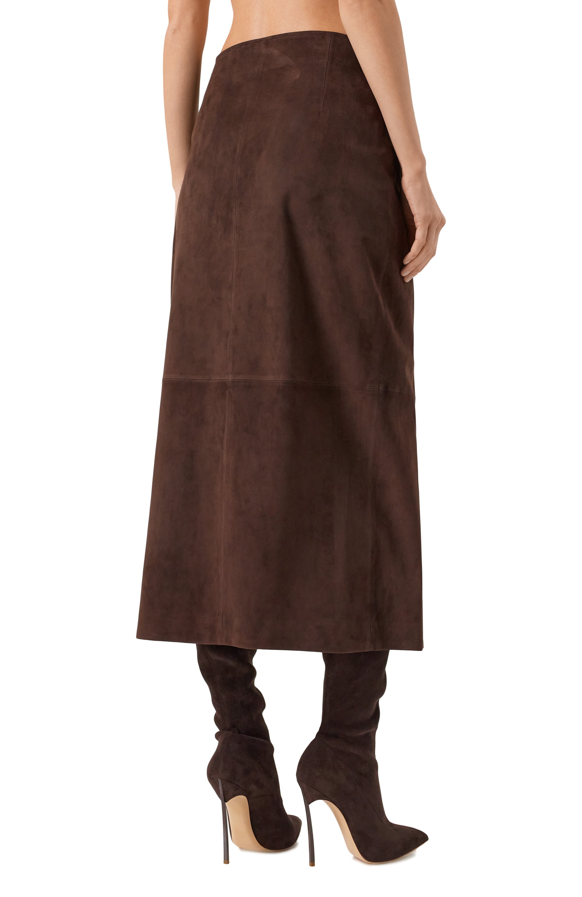 Замшевая юбка MVST, арт. ZBET-Y460/Z1940-1, фото 4