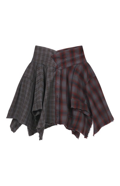 Женская хлопковая юбка-шорты ALEXANDER WANG, арт. 1WC3255340