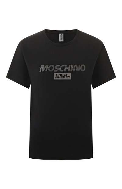 Женская хлопковая футболка MOSCHINO, арт. A0702/4410