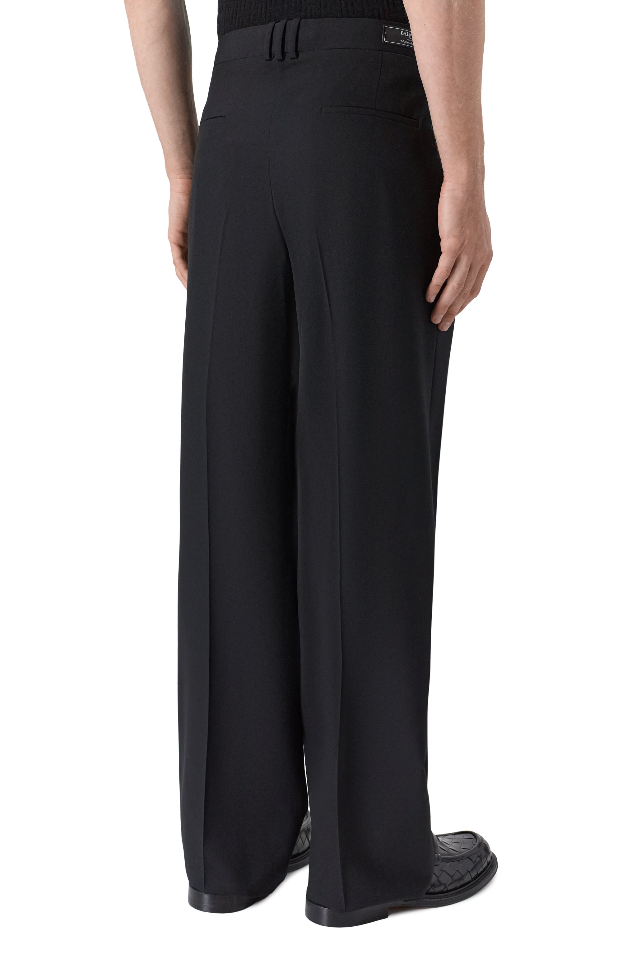 Шерстяные брюки BALMAIN, арт. GH1P0130/WD49, фото 4