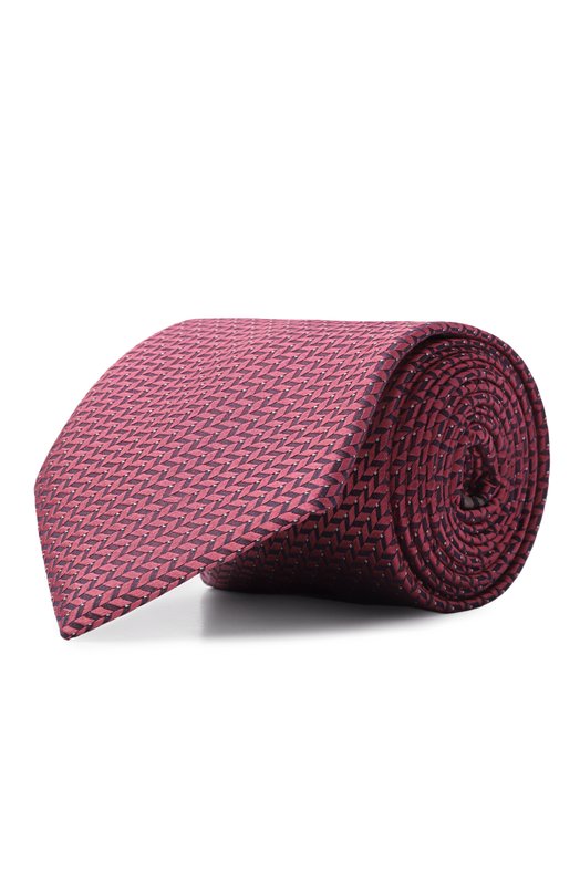 Шелковый галстук Brioni 061D00/PD464 Бордовый 061D00/PD464