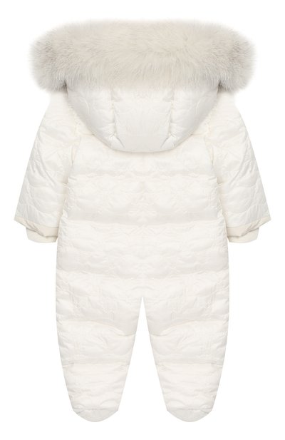 Пуховый комбинезон с мехом MONCLER ENFANT, арт. D2-951-14359-25-788AU, фото 2