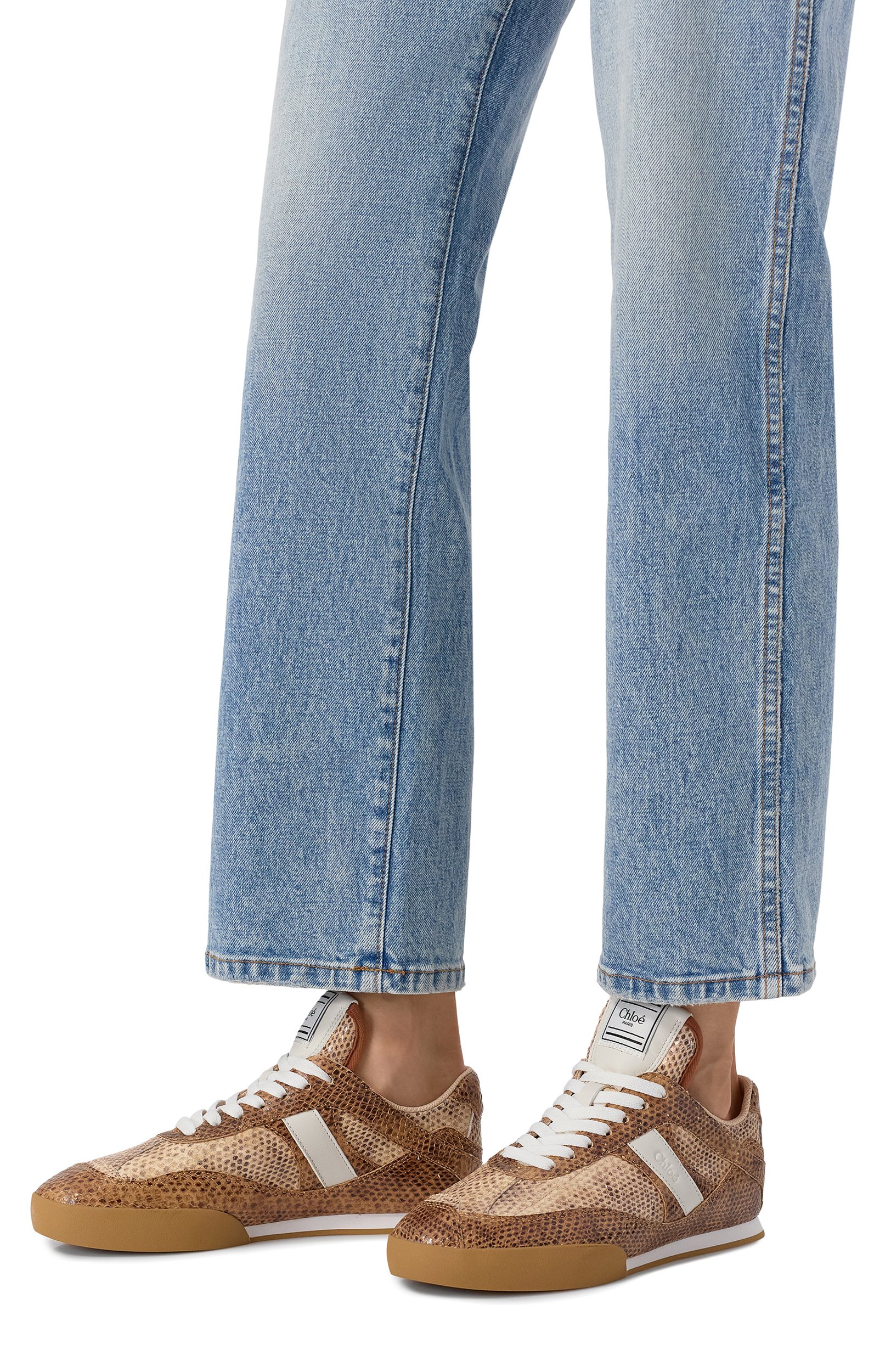 Кожаные кеды chloé kick CHLOÉ, арт. CH26A07IYM, фото 2