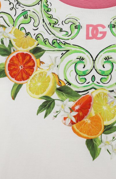 Хлопковая футболка DOLCE & GABBANA, арт. L5JTMW/G7M6D, фото 3