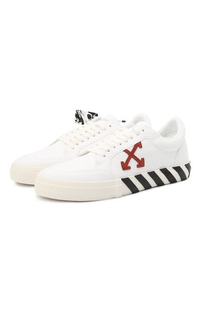 Текстильные кеды vulcanized OFF-WHITE, арт. 0MIA085R21FAB0020116, фото 1