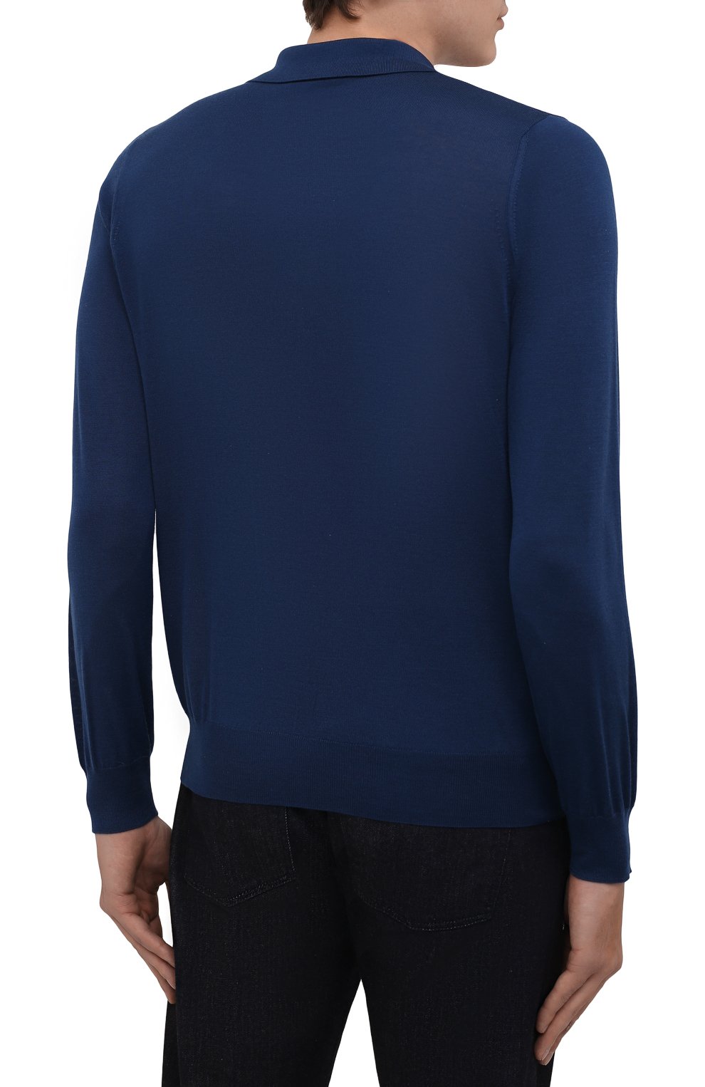 Поло с отделкой из кожи аллигатора ZILLI, арт. MBW-PZ122-MISC1/ML01/AMIS, фото 4