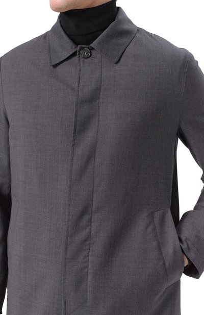 Шерстяной плащ CANALI, арт. 010489U/R01620, фото 5